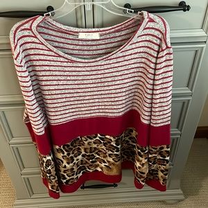 Long sleeve blouse. 3X